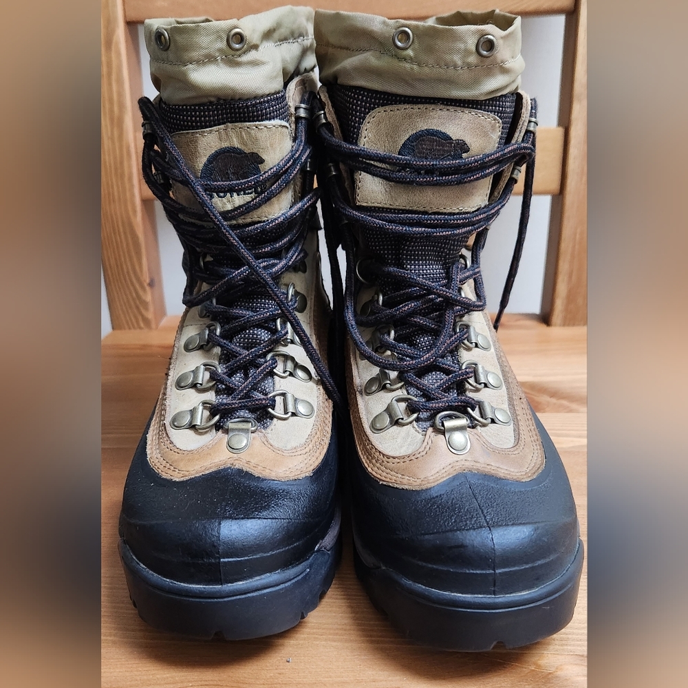 SOREL Conquest Waterproof Brown Leather Winter Boots Size 7